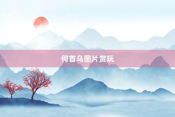 何首乌图片赏玩